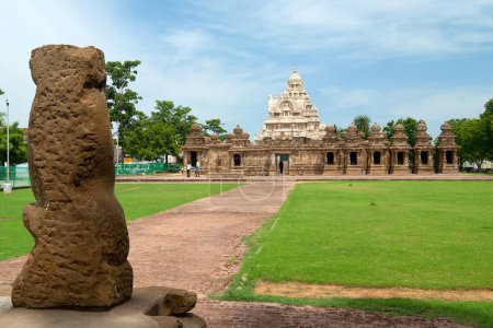 Téléchargez les photos : Temple Kailasanatha, Kanchipuram, kancheepuram, Tamil Nadu, Inde - en image libre de droit