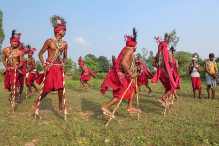 Foto de Gendi dance, bastar, chhattisgarh, india, asia - Imagen libre de derechos