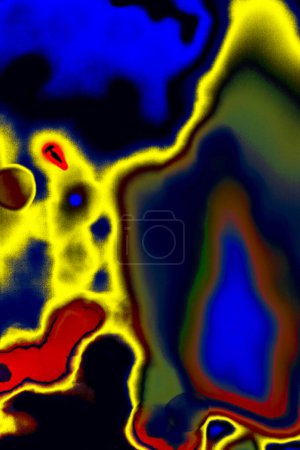 Photo for Modern Art Photography Abstract painting, India, Asia - Royalty Free Image