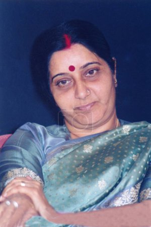 Téléchargez les photos : Homme politique indien Sushma Swaraj, Inde, Asie - en image libre de droit
