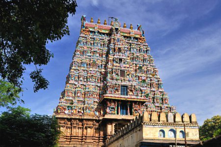 Téléchargez les photos : Koodal azhagar koil lord vishnu temple, Madurai, Tamil Nadu, Inde - en image libre de droit