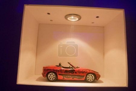 Photo for Designer mini cars display at Jehangir art gallery ; Bombay now Mumbai ; Maharashtra ; India - Royalty Free Image