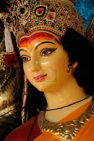 diosa Durga estatua festival, mumbai, maharashtra, India, Asia