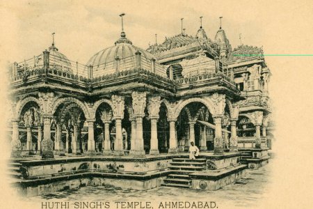 Téléchargez les photos : Héritage jain architecture Hathi Singhs jain temple ; Ahmedabad ; Gujarat ; Indi a - en image libre de droit