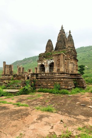 Verlassene Tempelruinen, Bhangarh, Rajgarh, Alwar, Rajasthan, Indien, Asien