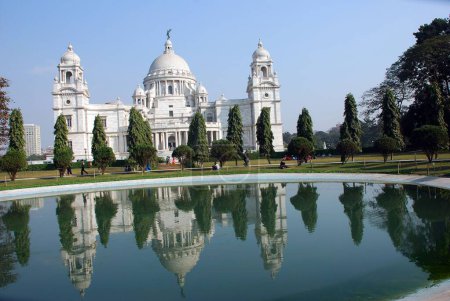 Photo for Victoria memorial built between 1906 and 1921; Calcutta ; West Bengal ; India - Royalty Free Image