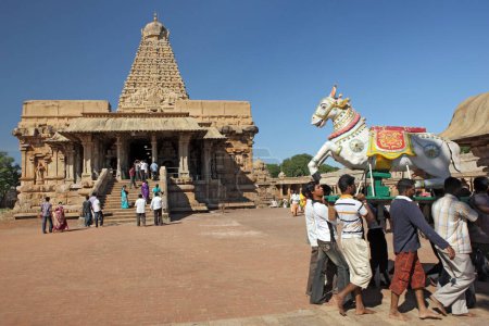 Téléchargez les photos : Temple Brihadishwara Tamilnadu Inde Asie - en image libre de droit