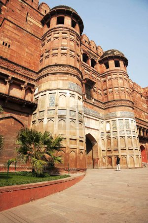 Téléchargez les photos : Agra Fort Uttar Pradesh Inde Asie - en image libre de droit