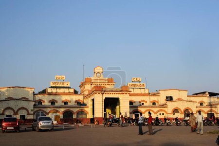 Téléchargez les photos : Gare d'Ahmednagar, Maharashtra, Inde, Asie - en image libre de droit