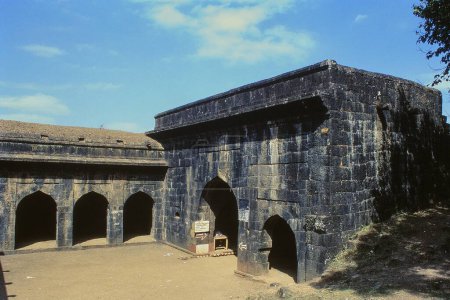 Außenansicht des Panhala Fort, Kolhapur, Maharashtra, Indien, Asien