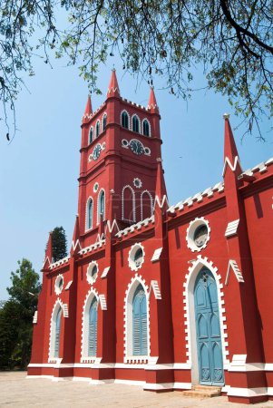 Téléchargez les photos : Eglise Saint Andrew ; seulement Kirk écossais construit en 1866 ; Bangalore ; Karnataka ; Inde - en image libre de droit