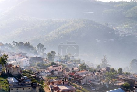 Photo for Kodaikanal popularly known as Kodai is situated in Palani hills at 2133 meter above sea level , Tamil Nadu , India - Royalty Free Image
