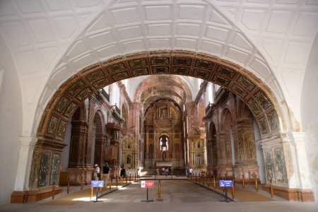 Téléchargez les photos : Eglise de Saint François d'Assise ; Construit en 1521 après JC ; Site du patrimoine mondial de l'UNESCO ; Old Goa ; Velha Goa ; Inde - en image libre de droit