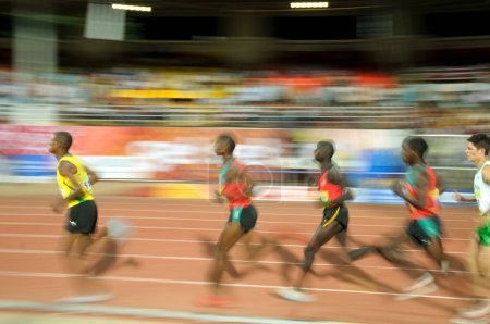 Foto de Atletas corriendo, Pune, Maharashtra, India 16-October-2008 - Imagen libre de derechos