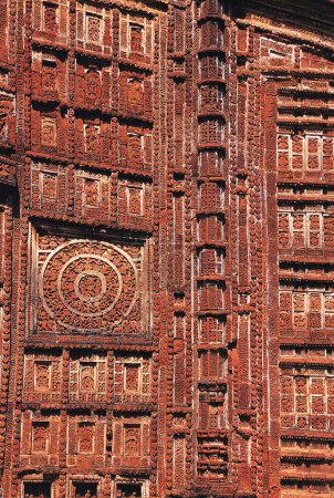 Foto de Templo de terracota de Bishnupur, kolkata, bengala occidental, india, asia - Imagen libre de derechos
