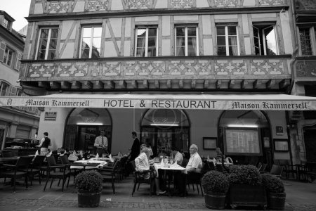 Foto de Maison Kammerzell, Hotel and Restaurant, Estrasburgo, Alsacia, Francia, Europa - Imagen libre de derechos