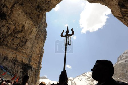 Photo for Holy cave amarnath yatra, Jammu Kashmir, India, Asia - Royalty Free Image