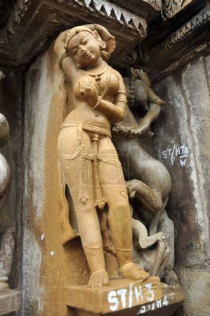 Photo for Erotic sculpture temple Khajuraho Madhya Pradesh India Asia - Royalty Free Image