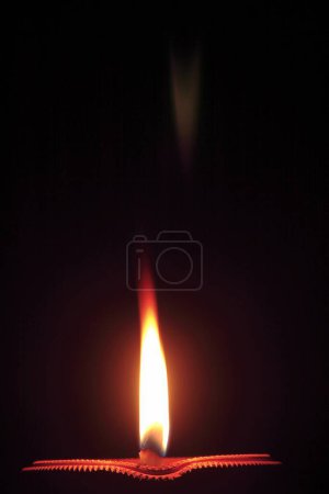 Öllampe Flamme Konzept Diwali deepawali Festival, Indien