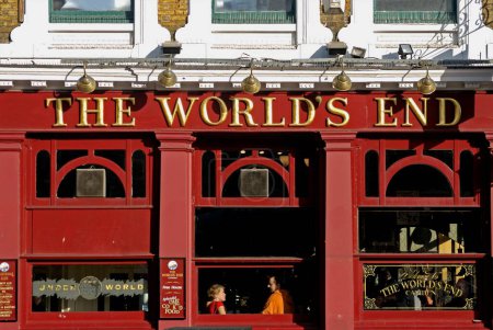 Foto de The Worlds End restaurante en el mercado de Camden; Londres; Reino Unido Inglaterra - Imagen libre de derechos