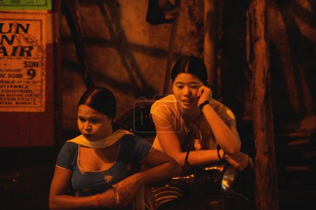Foto de Trabajadoras sexuales en kamathipura, Bombay Mumbai, Maharashtra, India - Imagen libre de derechos