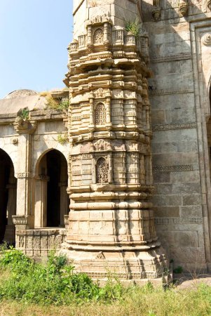 Téléchargez les photos : Patrimoine mondial de l'UNESCO Champaner Pavagadh ; Nagina Masjid aussi connu sous le nom de Moti Masjid ; Champaner ; Panchmahals district ; Gujarat ; Inde ; Asie - en image libre de droit