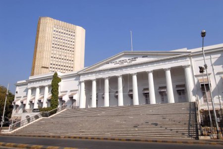 Téléchargez les photos : The Asiatic Society State Central Library Hôtel de ville ; Bombay Mumbai ; Maharashtra ; Inde - en image libre de droit