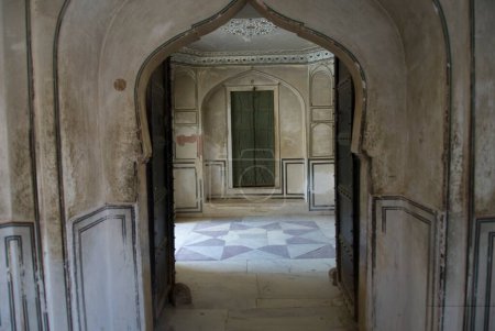 Sheesh mahal in Amber fort ; Jaipur ; Rajasthan ; India