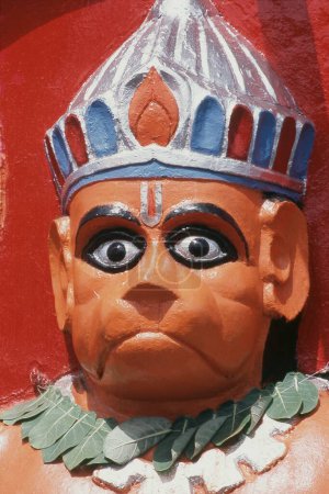 Téléchargez les photos : Close up of Lord Hanuman at Panchavati, Nashik, Maharashtra, India - en image libre de droit