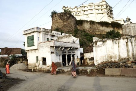 Foto de Fuerte de Devigarh; ciudad de Dilwara; Rajastán; India - Imagen libre de derechos