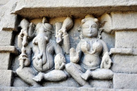 Foto de Escultura kandariya mahadeva templo khajuraho madhya pradesh India Asia - Imagen libre de derechos