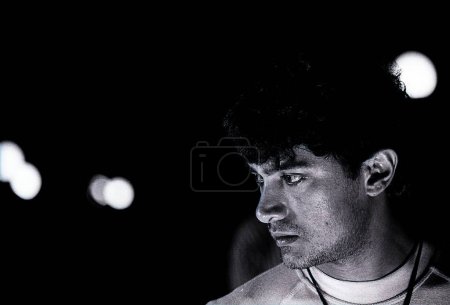 Photo for Indian Bollywood actor Aamir Khan on sets of Ghulam India Asia - Royalty Free Image