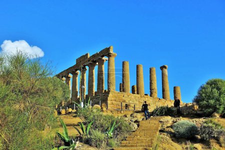 Foto de Templo de Hera Lacinia, Valle de los Templos, Agrigento, Sicilia, Italia, Europa - Imagen libre de derechos