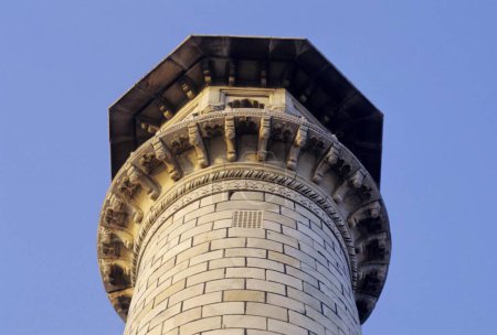 Minar of Taj mahal Seventh Wonder of The World ; Agra ; Uttar Pradesh ; India