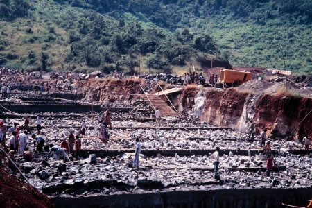 Téléchargez les photos : Construction de barrages, Inde, Asie - en image libre de droit