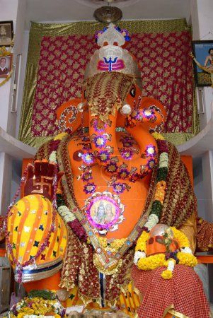 Téléchargez les photos : Temple Bada Ganesh à Indore ; Madhya Pradesh ; Inde - en image libre de droit