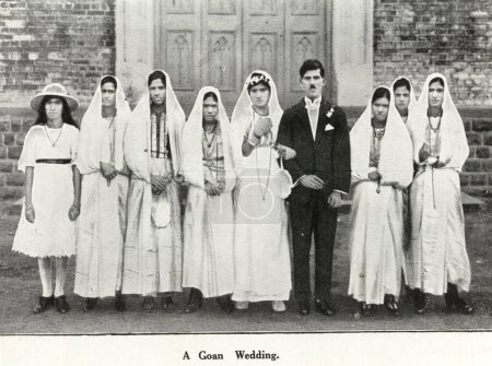 Photo for Catholic community Goan Wedding, India - Royalty Free Image