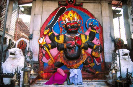 Téléchargez les photos : Kal Bhairab Hanuman Dhoka, Durbar and Square, Katmandou, Népal - en image libre de droit