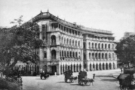 Photo for Old vintage photo of Elphinstone Circle mumbai maharashtra India - Royalty Free Image