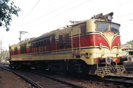 Photo for Trains Railways transportation , diesel engine , india - Royalty Free Image