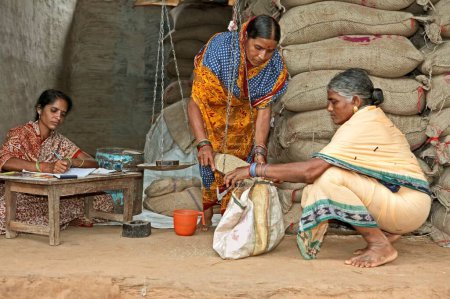 Téléchargez les photos : Une initiative économique lancée par l'ONG Chinmaya Organization of Rural Development CORD, Deuladiha, Orissa, Inde - en image libre de droit