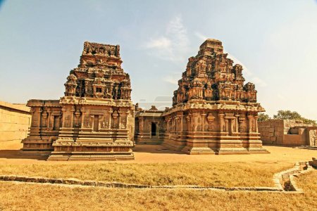 Hazara Rama Tempel, Hampi, Hospet, Karnataka, Indien, Asien