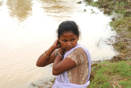 Téléchargez les photos : Femme des tribus Ho, Chakradharpur, Jharkhand, Inde - en image libre de droit