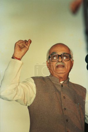 Photo for Lal Krishna Advani President Bhartiya janta Party BJP - Royalty Free Image