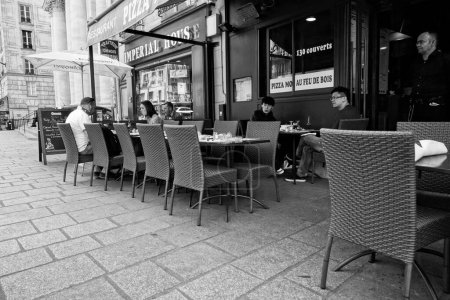 Photo for Cafe on pavement, Paris, France, Europe - Royalty Free Image
