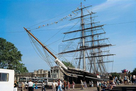 Foto de Greenwich, Cutty Sark Clipper Ship, Londres, Reino Unido Inglaterra - Imagen libre de derechos
