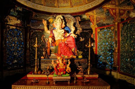 Foto de Ídolo del festival Lord Ganesha, Mumbai, Maharashtra, India, Asia - Imagen libre de derechos