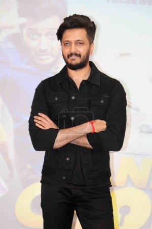 Foto de Ritesh Deshmukh, Riteish Vilasrao Deshmukh, actor indio, promoción de películas, Bank Chor, Mumbai, India, 29 de mayo de 2017 - Imagen libre de derechos