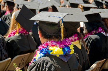Téléchargez les photos : Vue de la fonction de graduation à l'Université de Berkeley, Californie, États-Unis d'Amérique - en image libre de droit