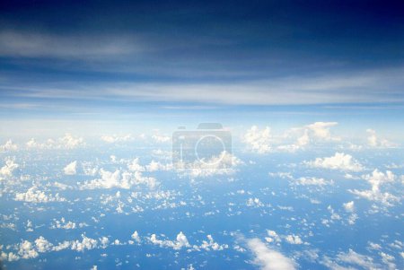 Foto de Vista aérea de las nubes, India Noviembre 2008 - Imagen libre de derechos